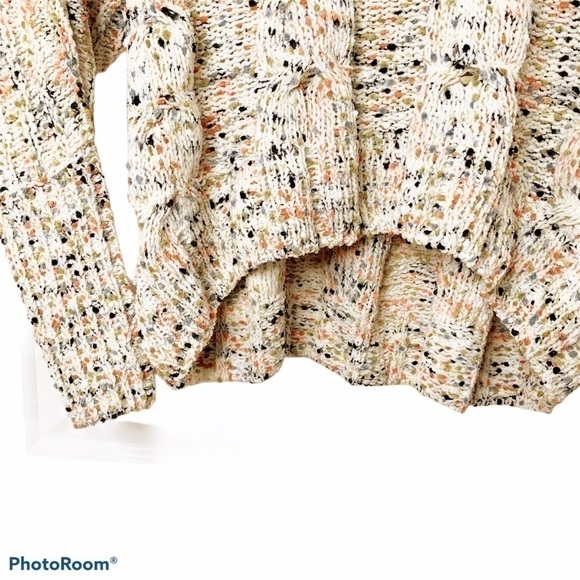 𝅺MOON & Madison Confetti Slub Cowl Neck Sweater NWT Size XS - Picture 7 of 12